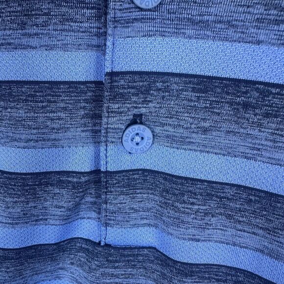 Adidas Men's Size Medium Performance Golf Polo Shirt LACC US Open Striped Blue - Picture 6 of 7